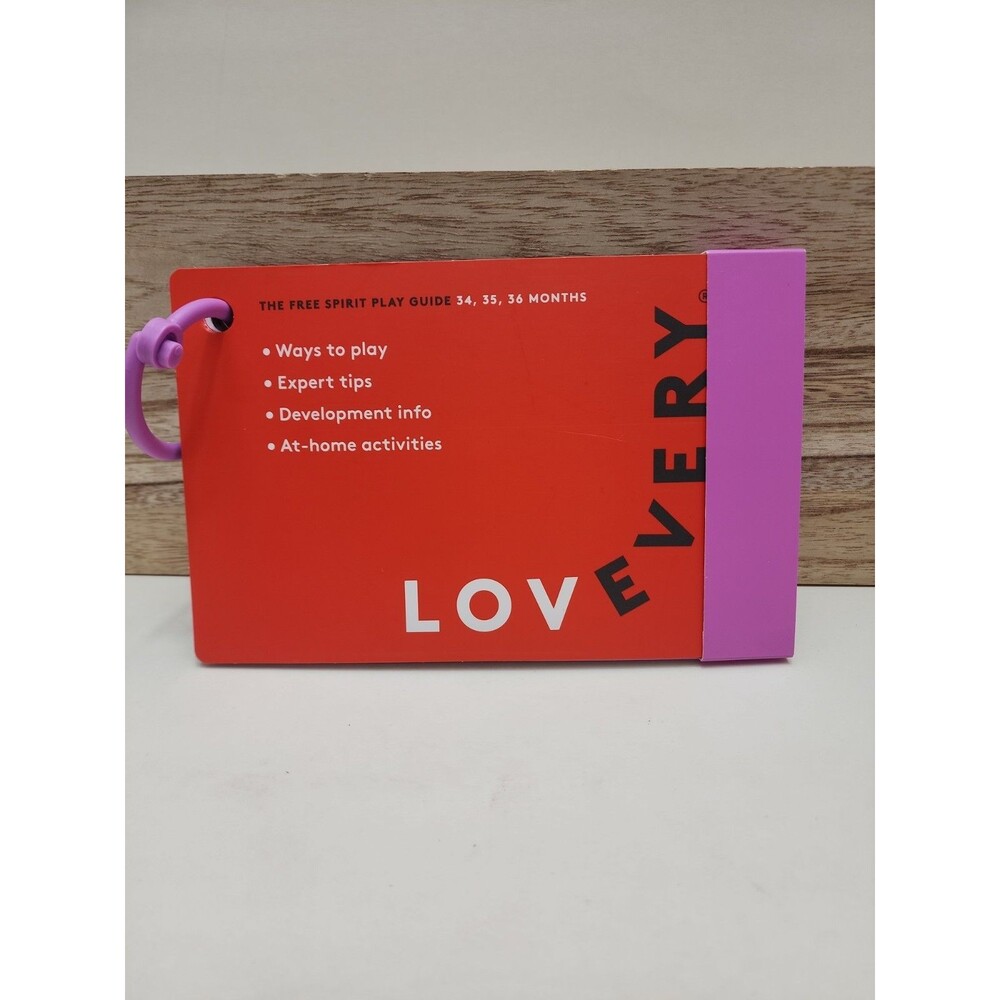 Lovevery The Free Spirit Play Guide Montessori Activity Book For 34-36 Months
